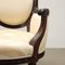 Neoclassical Walnut Armchairs, Italy, Set of 2 5