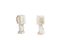 Alabaster Lampe, 2er Set 1