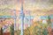 Stan Reszka, Pointillist View of Istanbul, Oil on Canvas, 1951, Image 4