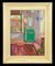 Jane Levy, dormitorio, óleo sobre cartón, mediados del siglo XX, Imagen 1