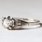 18k White Gold and Platinum with Diamonds Ring, 1920s, Image 2