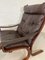 Vintage Norwegian Leather Seista Chair & Ottoman by Ingmar Relling 3