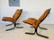 Mid-Century Norwegian Leather Seista Chairs by Ingmar Relling 4