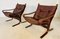 Norwegische Mid-Century Leder Siesta Stühle von Ingmar Relling, 2er Set 1