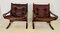 Mid-Century Norwegian Leather Siesta Chairs by Ingmar Relling, Set of 2 2