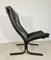 Mid-Century Norwegian Leather Chaise Lounge Chair by Ingmar Relling, Image 5