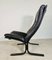 Mid-Century Norwegian Leather Chaise Lounge Chair by Ingmar Relling, Image 3
