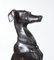 Art Deco Bronze Greyhound Dogs Grey Hounds Statue, 2er Set 5