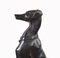 Art Deco Bronze Greyhound Dogs Grey Hounds Statue, 2er Set 9