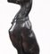 Statue de Chiens Greyhound Art Déco en Bronze, Set de 2 10