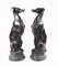 Art Deco Bronze Greyhound Dogs Grey Hounds Statue, 2er Set 1