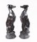 Estatua de perro Greyhound de bronce Art Déco. Juego de 2, Imagen 1