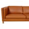 2335 2-Sitzer Sofa aus cognacfarbenem Anilinleder von Børge Mogensen für Fredericia, 1990er 5