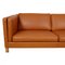 2335 Two-Seater Sofa in Cognac Aniline Leather by Børge Mogensen for Fredericia, 1990s 5