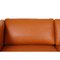 2335 Two-Seater Sofa in Cognac Aniline Leather by Børge Mogensen for Fredericia, 1990s 7
