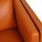 2335 Two-Seater Sofa in Cognac Aniline Leather by Børge Mogensen for Fredericia, 1990s, Image 6