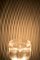 Lampada da tavolo vintage in vetro acrilico, Immagine 8