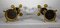 Gilt Bronze Fireplace Trim Pieces, Late 19th Century, Set of 3, Image 41