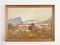 Vilhelm Oskar Engström, The Riverside Camp, 1800s, Oil on Canvas, Framed 3