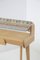 Mid-Century Italian Wooden and Glass Writing Desk, 1950s, Image 6