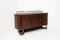 Mid-Century Sideboard aus Messing, Holz und Glas, Paolo Buffa, 1950er 1