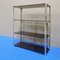 Vintage Amber Glass & Steel Display Bookcase by Gallotti & Radice, 1970s 3