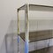 Vintage Amber Glass & Steel Display Bookcase by Gallotti & Radice, 1970s, Image 10