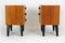 Mid-Century Nightstands with White Glass Tops by Jindrich Halabala for UP Zavody, 1950s, Set of 2 10