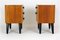 Mid-Century Nightstands with White Glass Tops by Jindrich Halabala for UP Zavody, 1950s, Set of 2, Image 10