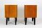 Mid-Century Nightstands with White Glass Tops by Jindrich Halabala for UP Zavody, 1950s, Set of 2 13