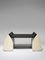 Small Traaf Bench in Colored Oak and Granito Stone by Tim Vranken 1