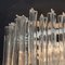 Handmade Venini Murano Glass Triedri Chandeliers, Italy, 1960s, Set of 2 8