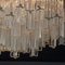 Handmade Venini Murano Glass Triedri Chandeliers, Italy, 1960s, Set of 2 9