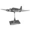 Bomber Airplane Model in Polished Aluminium, 1950s 1