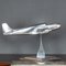 Modello di aeroplano in alluminio lucidato, anni '50, Immagine 8