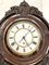 Victorian Viennese Carved Oak Wall Clock, 1860s, Image 7