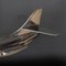 Flugzeugmodell aus poliertem Metall, 1950er 14