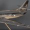 Airplane Model in Polished Metal, 1950s 5