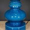 Italian Rimini Blue Ceramic Table Lamps, 1970s, Set of 2 6