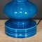 Italian Rimini Blue Ceramic Table Lamps, 1970s, Set of 2 5