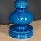 Italian Rimini Blue Ceramic Table Lamps, 1970s, Set of 2 10