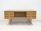 Writing Desk in Oak with Aluminum Details, 1960s, Image 1