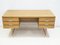 Writing Desk in Oak with Aluminum Details, 1960s, Image 2