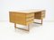 Writing Desk in Oak with Aluminum Details, 1960s, Image 7