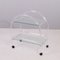 Vintage Transparent Serving Cart in Acrylic, 1970s 4