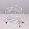Vintage Transparent Serving Cart in Acrylic, 1970s, Image 4