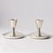 Danish Silver-Plated Candleholders by Carl Christiansen, 1960s, Set of 2 1