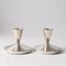 Danish Silver-Plated Candleholders by Carl Christiansen, 1960s, Set of 2 10