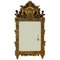 18th Century French Giltwood Crested Mirror with Dogs, Image 1