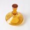 Art Deco Faceted Amber Glass Perfume Bottle, 1930s 7